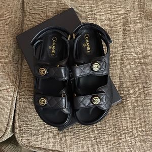 Brand new black Chanel Sandal